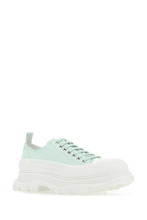 Танкетки из кожи морского зеленого цвета Tread Slick от ALEXANDER MCQUEEN (705662WHZ62) Танкетки из кожи морского зеленого цвета Tread Slick от ALEXANDER MCQUEEN (705662WHZ62)