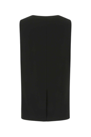 Black silk oversize vest Black BURBERRY (8054503) Black silk oversize vest Black BURBERRY (8054503)