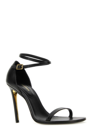 Черные кожаные сандалии Black BURBERRY (8069456) Черные кожаные сандалии Black BURBERRY (8069456)