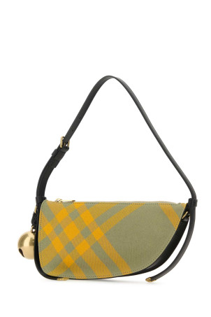 Вышитая холщовая мини-сумка через плечо BURBERRY (8079160) Вышитая холщовая мини-сумка через плечо BURBERRY (8079160)