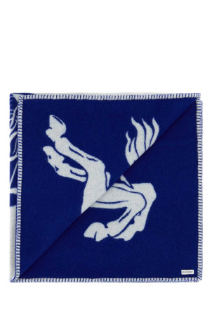 Light grey wool blanket BURBERRY (8079279)