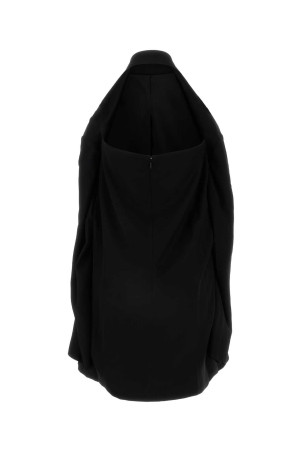 Черное платье-блейзер из вискозной смеси Черное BALENCIAGA (809048TRT01) Черное платье-блейзер из вискозной смеси Черное BALENCIAGA (809048TRT01)