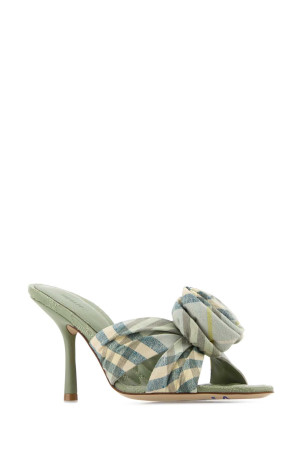 Embroidered fabric Mews mules BURBERRY (8101603) Embroidered fabric Mews mules BURBERRY (8101603)