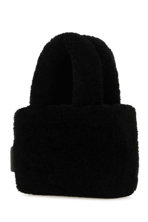 Black shearling Amini Giuly handbag AMINA MUADDI (AMINIGIULYSHEARLING) Black shearling Amini Giuly handbag AMINA MUADDI (AMINIGIULYSHEARLING)
