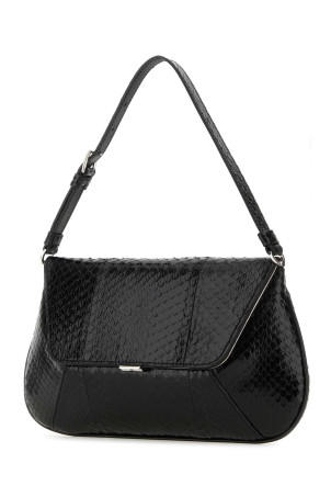 Black leather Ami handbag AMINA MUADDI (AMISNAKE) Black leather Ami handbag AMINA MUADDI (AMISNAKE)