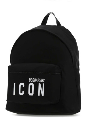 Чорний рюкзак Be Icon DSQUARED (BPM010011703199) DSQUARED2 Чорний рюкзак Be Icon DSQUARED (BPM010011703199) DSQUARED2