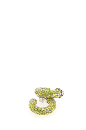 Embellished metal mini Cameron earrings AMINA MUADDI (CAMERONHOOPMINI) Embellished metal mini Cameron earrings AMINA MUADDI (CAMERONHOOPMINI)
