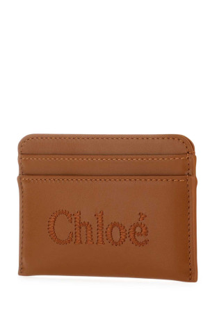 Caramel leather card holder CHLOE (CHC23SP868I10) Caramel leather card holder CHLOE (CHC23SP868I10)