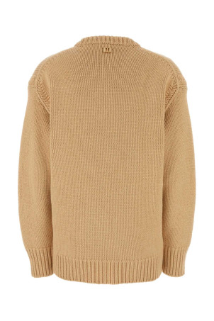 Skin pink cashmere blend oversize sweater CHLOE (CHC24AMP48520) Skin pink cashmere blend oversize sweater CHLOE (CHC24AMP48520)