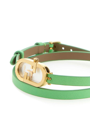 Mint green leather O Lock Vertical watch FENDI (FOW965AHP9)