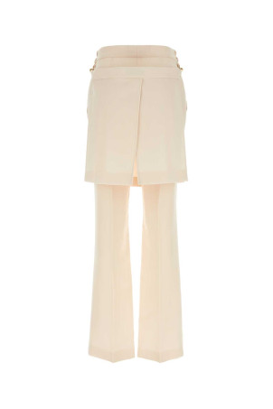 Штани з вовни кольору слонової кістки FENDI (FR6504AJYF) Штани з вовни кольору слонової кістки FENDI (FR6504AJYF)