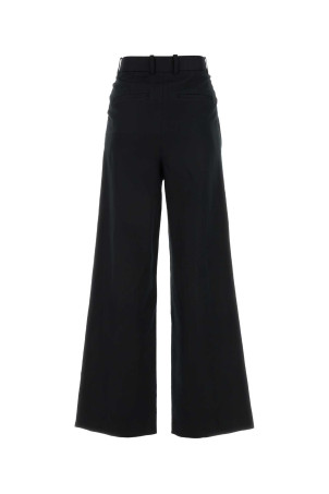 Black cotton blend Idai palazzo pant Black LOULOU (IDAI) Black cotton blend Idai palazzo pant Black LOULOU (IDAI)