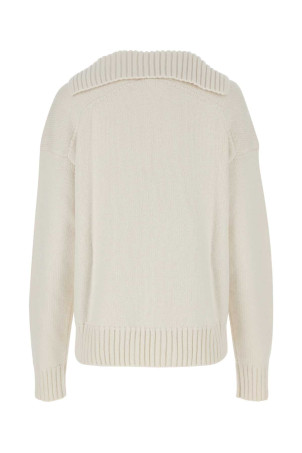 Свитер оверсайз из смеси кашемира и слоновой кости Бежевый JIL SANDER (J01GP0105J13203) Свитер оверсайз из смеси кашемира и слоновой кости Бежевый JIL SANDER (J01GP0105J13203)