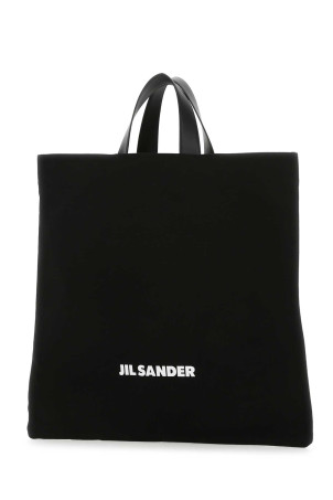 Чорна полотняна сумка для покупок JIL SANDER (J25WC0005P4863) Чорна полотняна сумка для покупок JIL SANDER (J25WC0005P4863)