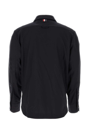 Midnight blue wool shirt THOM BROWNE (MJO055A06146) Midnight blue wool shirt THOM BROWNE (MJO055A06146)