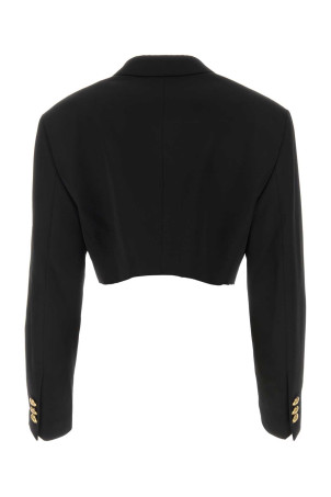 Black polyester blend Boyfriend blazer PALM ANGELS (PWEN032E23FAB001) Black polyester blend Boyfriend blazer PALM ANGELS (PWEN032E23FAB001)