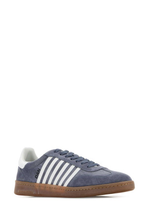 Powder blue suede Boxer sneakers DSQUARED (SNM036414170001) Powder blue suede Boxer sneakers DSQUARED (SNM036414170001)