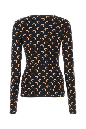 Printed stretch nylon top MARINE SERRE (T068ICONSS23WJERPA0001) Printed stretch nylon top MARINE SERRE (T068ICONSS23WJERPA0001)