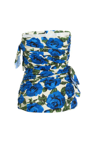 Flower Bloom' off-shoulder top Multicolor