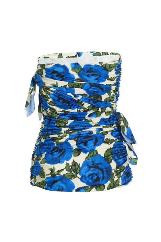 Flower Bloom' off-shoulder top Multicolor