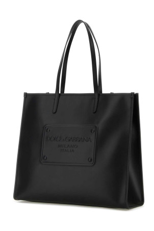 Black leather shopping bag Black DOLCE & GABBANA (BM2274AG218) Black leather shopping bag Black DOLCE & GABBANA (BM2274AG218)