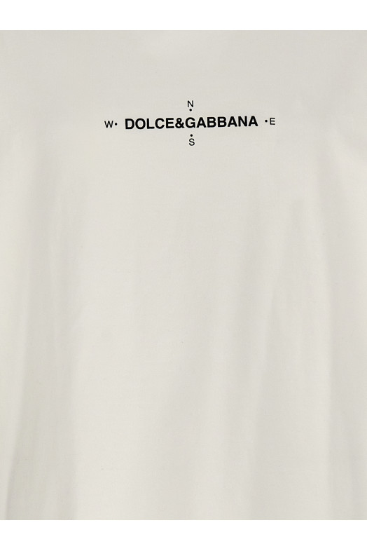 Футболка з принтом Біла DOLCE & GABBANA G8PB8TG7K4WW0800 Футболка з принтом Біла DOLCE & GABBANA G8PB8TG7K4WW0800