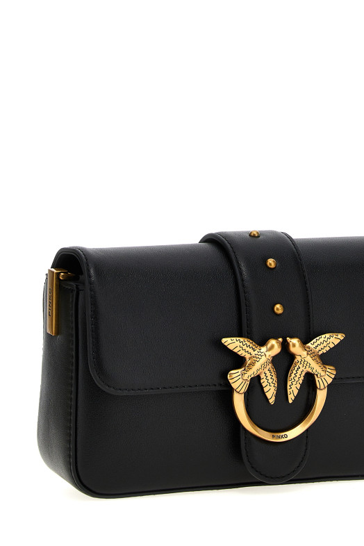 Сумка через плече PINKO 'Love One mini' чорна 104340A0QOZ99Q Сумка через плече PINKO 'Love One mini' чорна 104340A0QOZ99Q