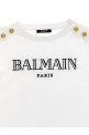 Футболка BALMAIN KIDS 'Balmain Vintage' чорно-сіра BW8A21Z0116100OR Футболка BALMAIN KIDS 'Balmain Vintage' чорно-сіра BW8A21Z0116100OR