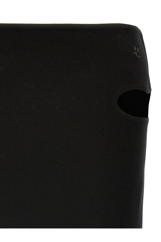 Юбка COURREGES 'Loop Milano' Черный 125MJU231FI00019999 Юбка COURREGES 'Loop Milano' Черный 125MJU231FI00019999