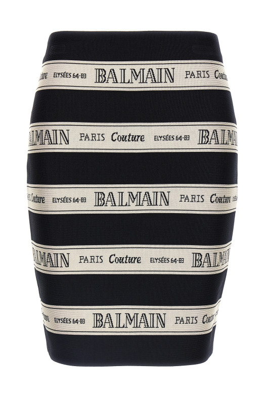 Спідниця BALMAIN 'Nastro ' чорна EF1LC245JJ95EDY Спідниця BALMAIN 'Nastro ' чорна EF1LC245JJ95EDY
