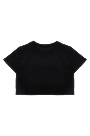 Футболка з тисненням логотипу чорно-сіра BALMAIN KIDS BW8A61Z0082930BC Футболка з тисненням логотипу чорно-сіра BALMAIN KIDS BW8A61Z0082930BC