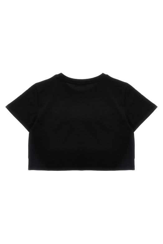 Футболка з тисненням логотипу чорно-сіра BALMAIN KIDS BW8A61Z0082930BC Футболка з тисненням логотипу чорно-сіра BALMAIN KIDS BW8A61Z0082930BC