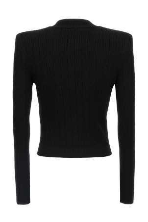 Кардиган BALMAIN 'Chiocciola' Чорний DF1KL007KB070PA Кардиган BALMAIN 'Chiocciola' Чорний DF1KL007KB070PA