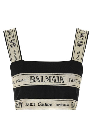'Nastro Balmain' top Black 'Nastro Balmain' top Black