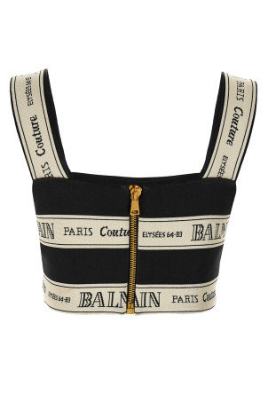 'Nastro Balmain' top Black 'Nastro Balmain' top Black