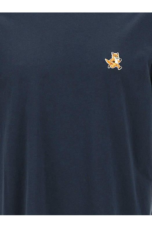 Футболка MAISON KITSUNE 'Speedy Fox' Синя MM00125KJ0008P476 Футболка MAISON KITSUNE 'Speedy Fox' Синя MM00125KJ0008P476