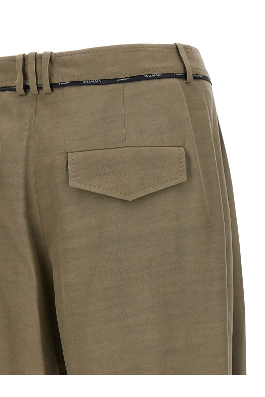 Штани купро Зелені BALMAIN EH1PQ315VH508AJ Штани купро Зелені BALMAIN EH1PQ315VH508AJ