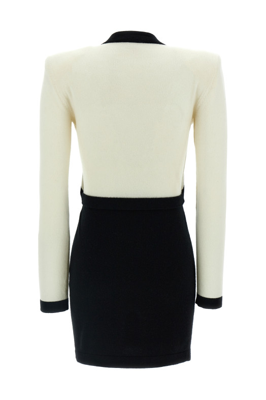 'Filo Leone Catena' dress Black-grey 'Filo Leone Catena' dress Black-grey