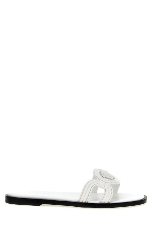 Босоніжки VERSACE 'Medusa '95' Білий 1018364DVT2P1W560 Босоніжки VERSACE 'Medusa '95' Білий 1018364DVT2P1W560