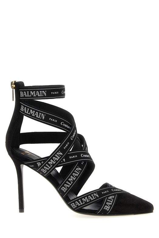 Туфлі-човники з принтом BALMAIN  Туфлі-човники з принтом BALMAIN