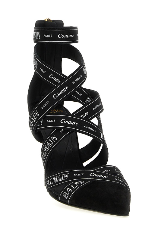 Туфлі-човники з принтом BALMAIN  Туфлі-човники з принтом BALMAIN