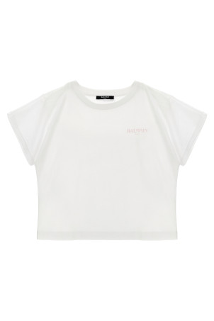 Футболка BALMAIN KIDS 'Balmain Vintage' Біла BW8A31Z0116100RS Футболка BALMAIN KIDS 'Balmain Vintage' Біла BW8A31Z0116100RS