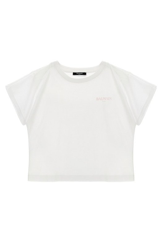 Футболка BALMAIN KIDS 'Balmain Vintage' Біла BW8A31Z0116100RS Футболка BALMAIN KIDS 'Balmain Vintage' Біла BW8A31Z0116100RS