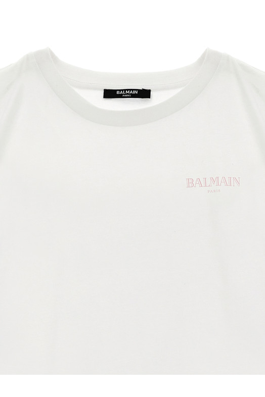 Футболка BALMAIN KIDS 'Balmain Vintage' Біла BW8A31Z0116100RS Футболка BALMAIN KIDS 'Balmain Vintage' Біла BW8A31Z0116100RS