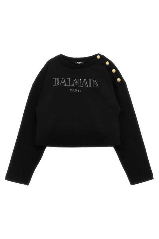 Толстовка BALMAIN KIDS 'Balmain Vintage' Черный BW4B00Z0081930 Толстовка BALMAIN KIDS 'Balmain Vintage' Черный BW4B00Z0081930