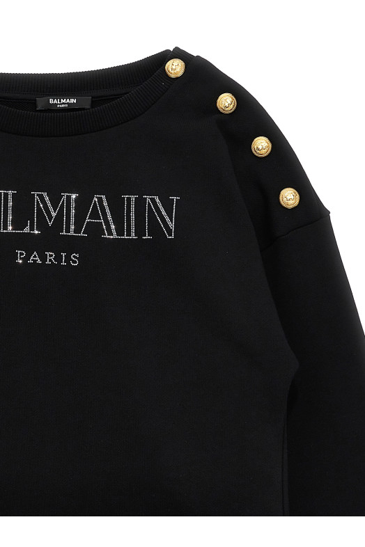 Толстовка BALMAIN KIDS 'Balmain Vintage' Черный BW4B00Z0081930 Толстовка BALMAIN KIDS 'Balmain Vintage' Черный BW4B00Z0081930