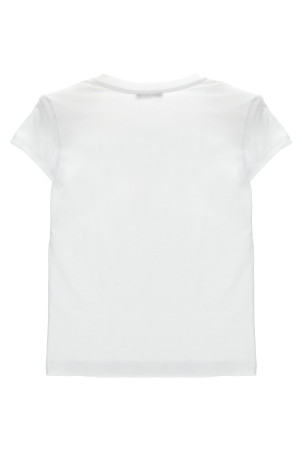 Футболка з логотипом Біла BALMAIN KIDS BW8A91Z0082100OR Футболка з логотипом Біла BALMAIN KIDS BW8A91Z0082100OR