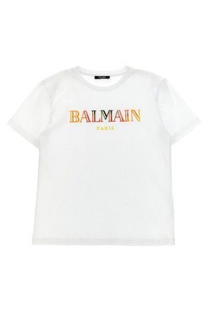 Logo embroidery t-shirt White Logo embroidery t-shirt White