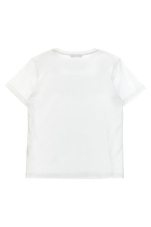 Logo embroidery t-shirt White Logo embroidery t-shirt White