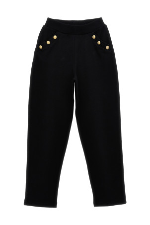 Джоггери BALMAIN KIDS 'Leone Catena' Чорні BW6A20Z0114930OR Джоггери BALMAIN KIDS 'Leone Catena' Чорні BW6A20Z0114930OR